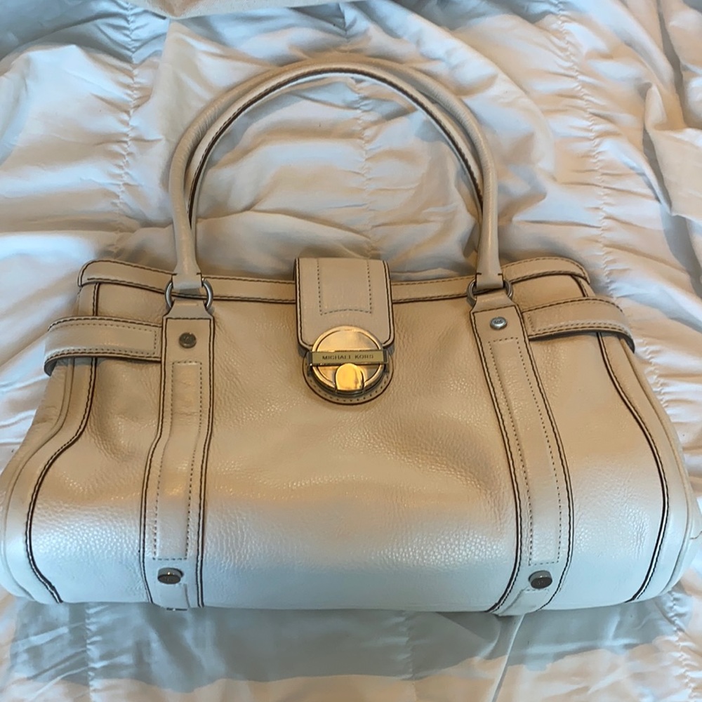 Michael Kors White Handbag